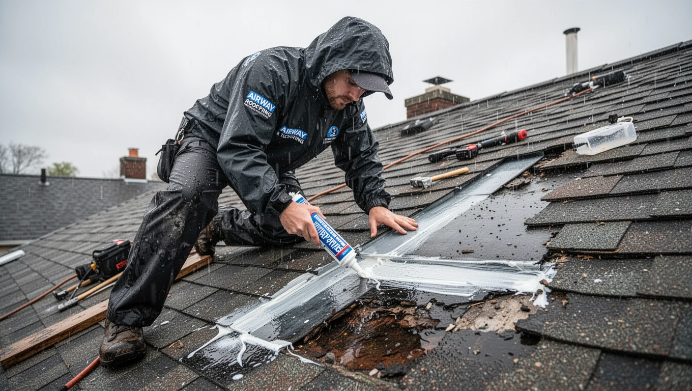 Heavy Rain Leak Repair